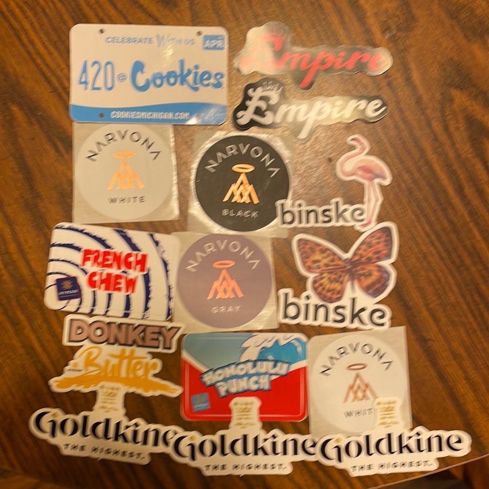 Stickers 15 in total brand new never used
